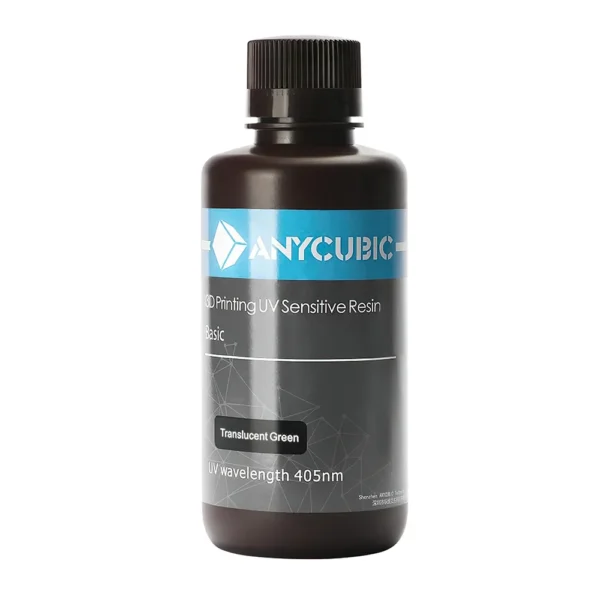 Resina Estandar Verde Traslucida Anycubic 500g