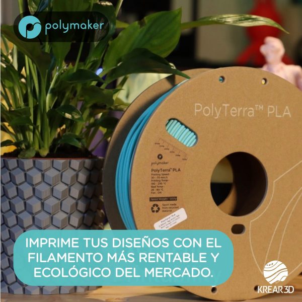 PolyTerra PLA el nuevo integrante ecológico en PolyMaker