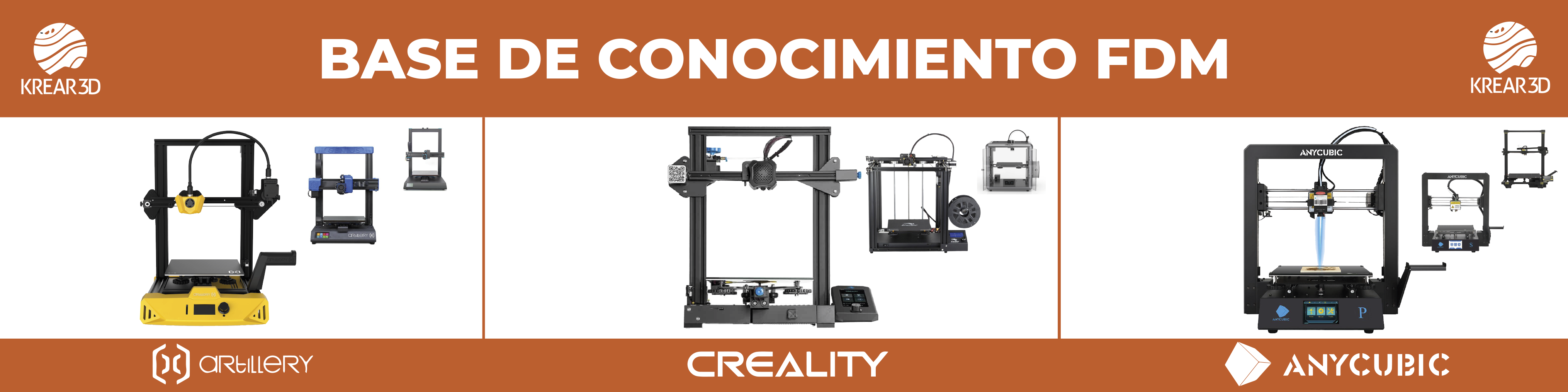 BASE DE CONOCIMIENTO FDM – KREAR 3D