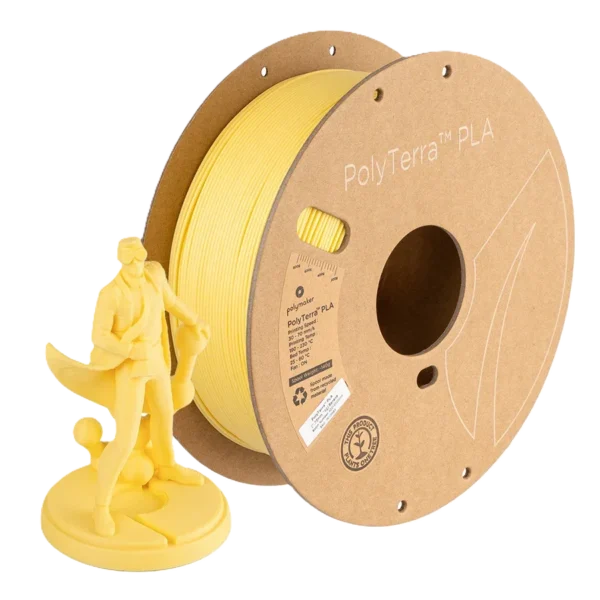 PolyTerra PLA Amarillo Pastel 1.75mm 1Kg