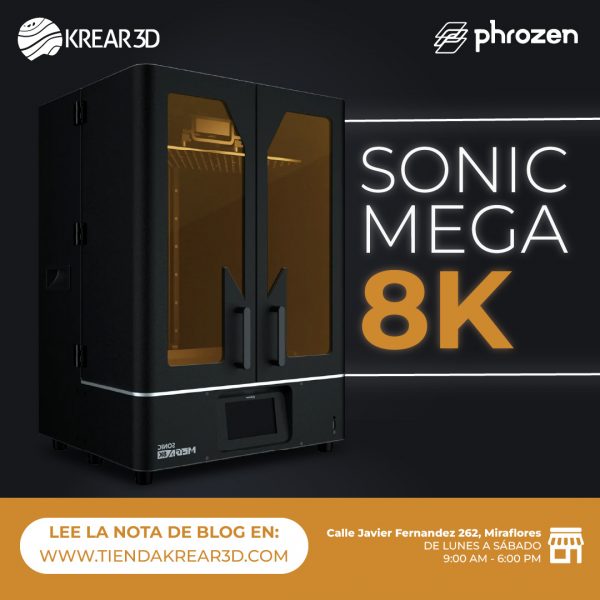 La Impresora 3D más grande de Resina: Phrozen Sonic Mega 8K