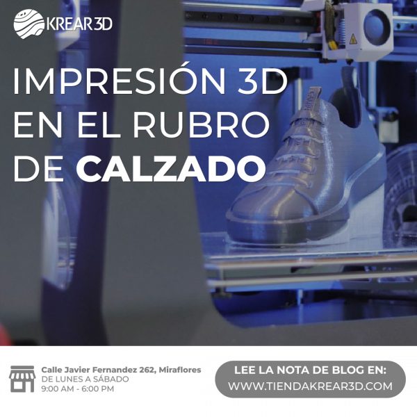 LA IMPRESIÓN 3D REVOLUCIONA LA INDUSTRIA DEL CALZADO