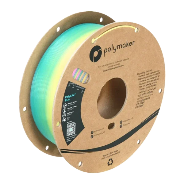 PolyLite PLA Arcoíris Luminoso 1.75mm 1Kg