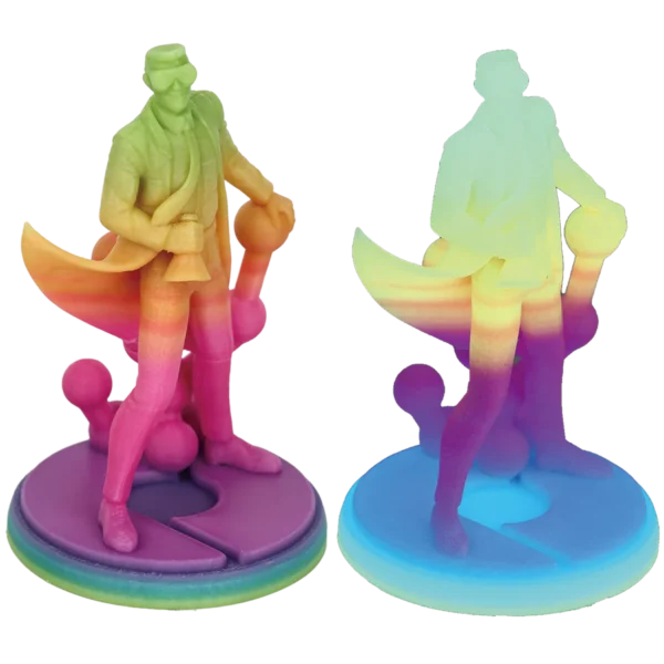 PolyLite PLA Arcoiris Luminoso 1.75mm 1Kg y3