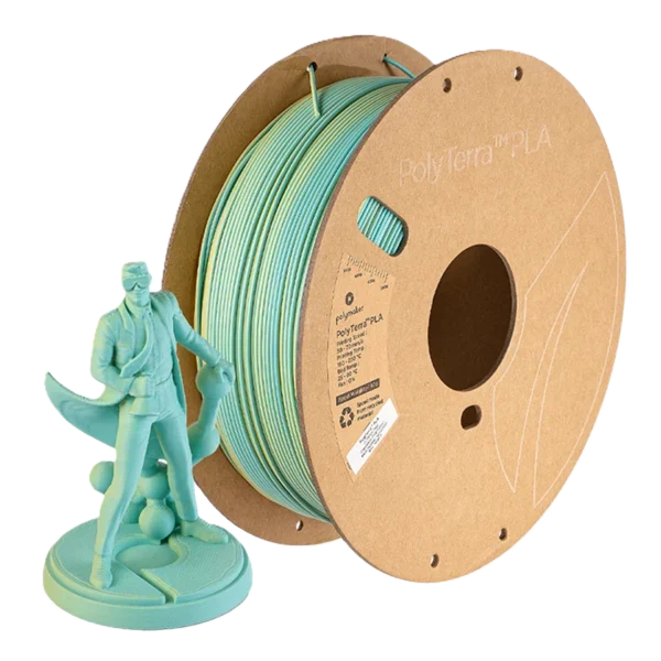 PolyTerra PLA Dual Turquesa-Amarillo 1.75mm 1Kg