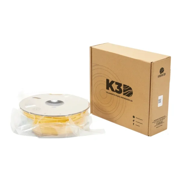 K3D PLA Amarillo Mate 1.75mm 1Kg