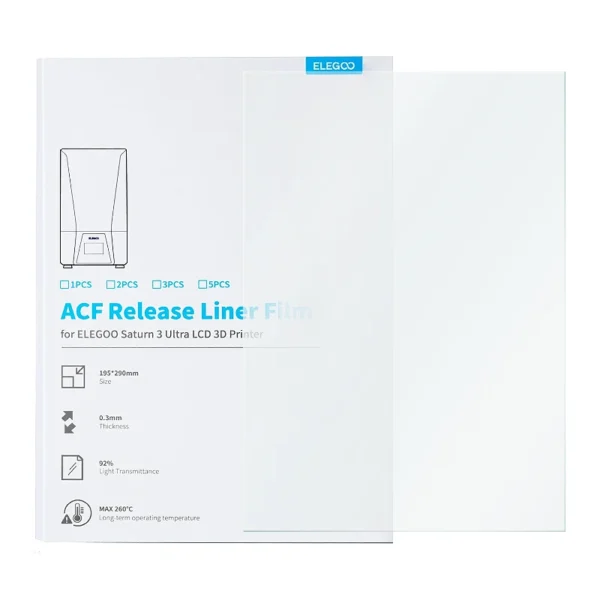 Film ACF Elegoo 195x290mm