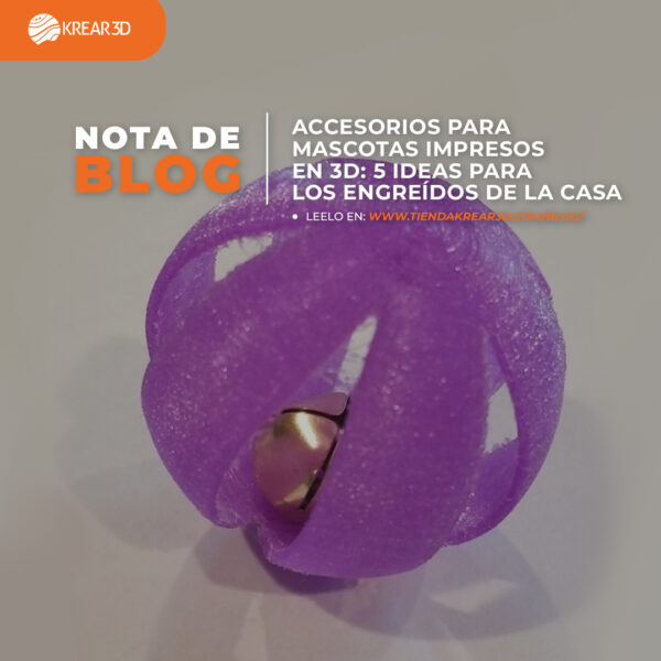 Accesorios para mascotas impresos en 3D: 5 ideas para los engreídos de la casa