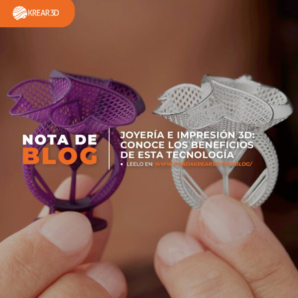 Joyería e impresión 3D: conoce los beneficios de esta tecnología