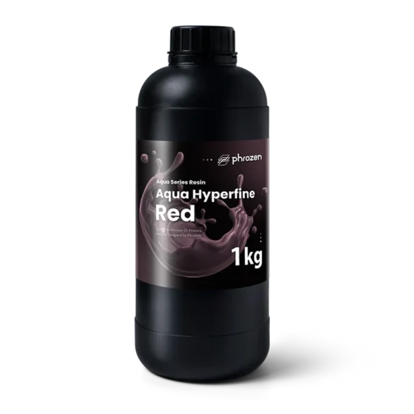 Resina Aqua Hiperfina Rojo 1kg