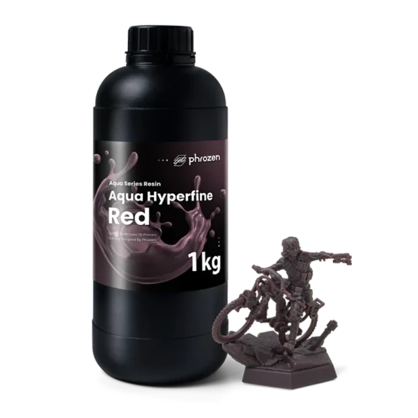 Resina Aqua Hiperfina Rojo 1kg