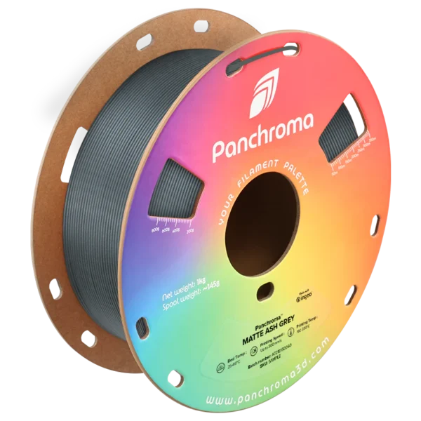 Panchroma Mate PLA (Polyterra PLA) Gris Ceniza 1.75mm 1Kg