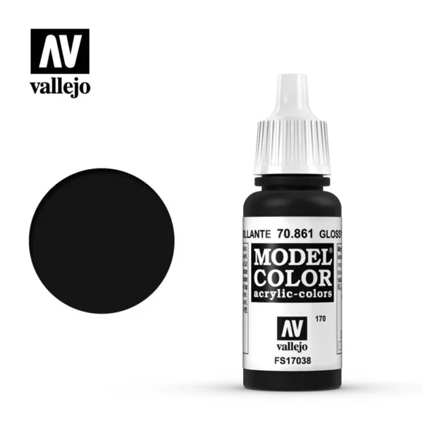 Pintura MC Negro Brillante 17ml