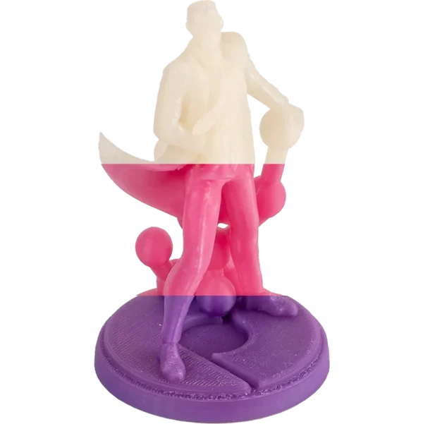 PolyLite PLA Cambio Temperatura Morado a Rosado a Translucido 1.75mm