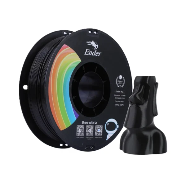 Creality Ender PLA+ Negro 1.75mm 1Kg