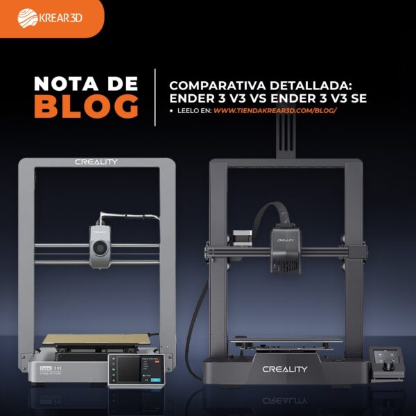 Comparativa Detallada: Ender 3 V3 vs Ender 3 V3 SE