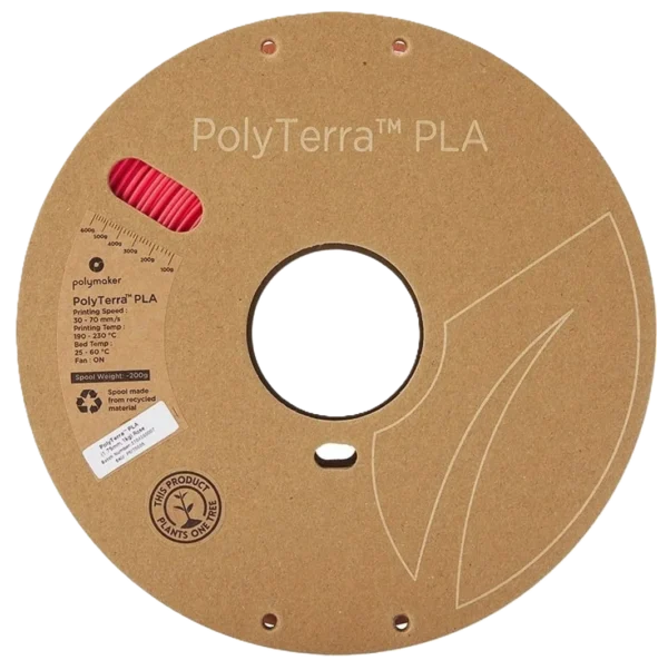PolyTerra PLA Rojo Rosa 1.75mm