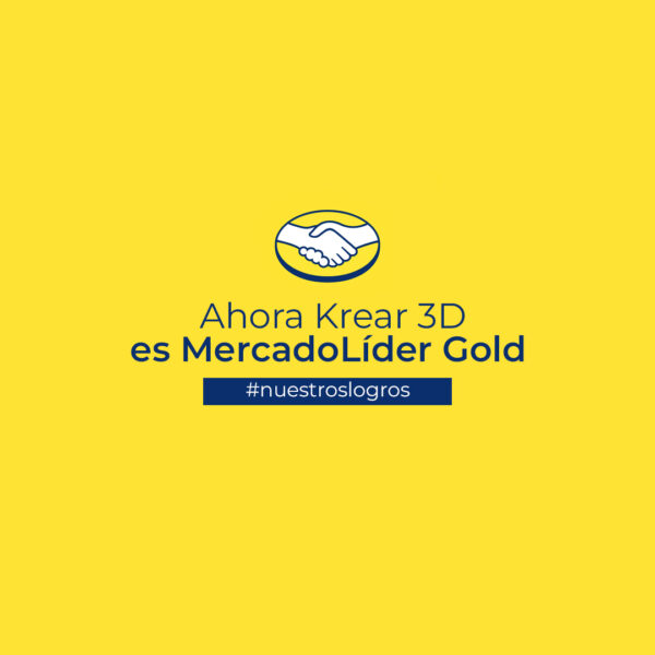 Ahora Krear 3D es MercadoLíder Gold