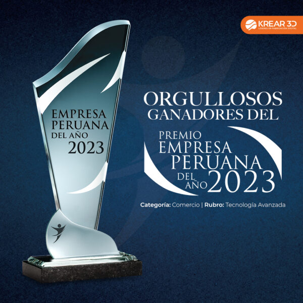 Krear 3D recibe el Premio de Empresa Peruana del Año  2023