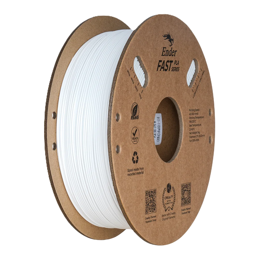 Ender Fast PLA Blanco 1.75mm 1Kg 1 Sunlu PLA Sedoso Tri-Color Rojo Amarillo Verde 1.75mm 1Kg