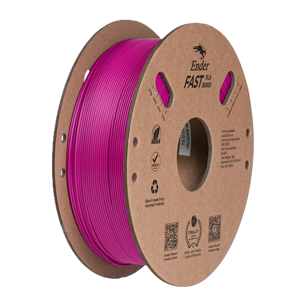 Ender Fast PLA Morado 1.75mm 1Kg 1 Ender Fast PLA Gris Claro 1.75mm 1Kg