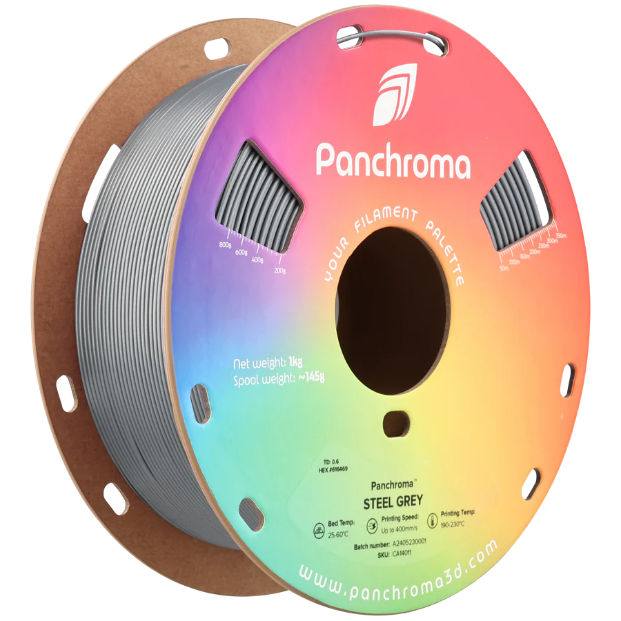 Panchroma nPLA Gris Acero 1.75mm 1Kg 1 Polymaker PC-ABS Negro 1.75mm 1Kg
