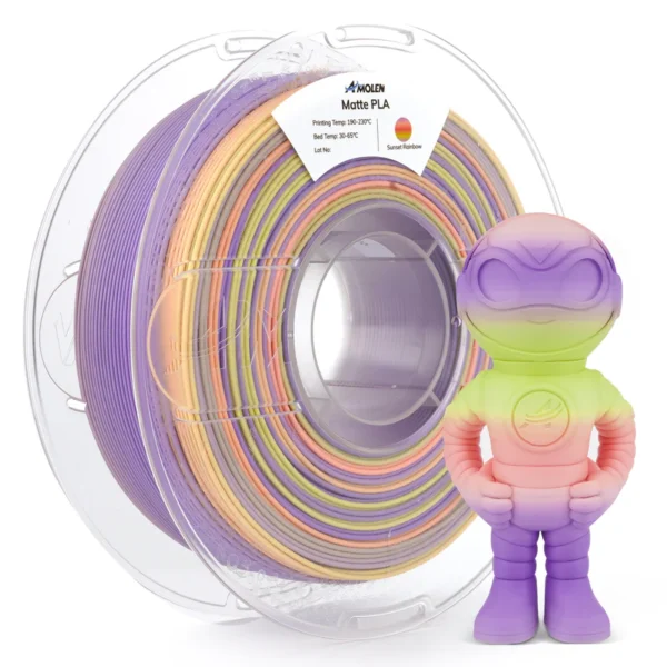 Amolen PLA Atardecer Arcoiris Mate 1.75mm 1Kg