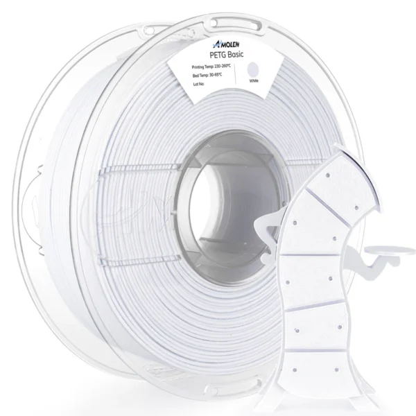 Amolen PETG Básico Blanco 1.75mm 1Kg
