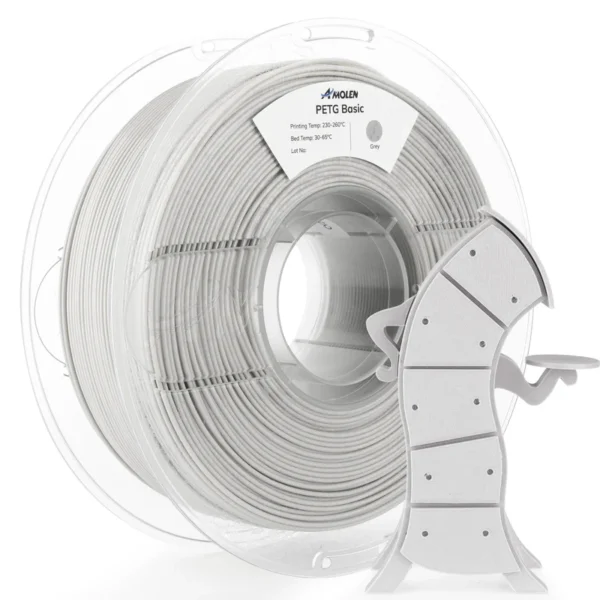 Amolen PETG Básico Gris 1.75mm 1Kg