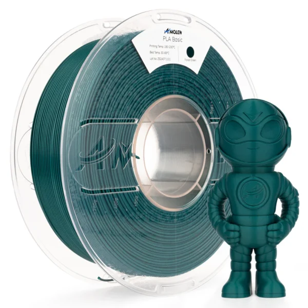Amolen PLA Básico Alta Velocidad Verde Bosque 1.75mm 1Kg