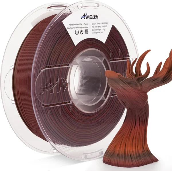 Amolen PLA Madera Tigre 1.75mm 1Kg