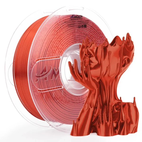 Amolen PLA Sedoso Básico Rojo Cobre 1.75mm 1Kg