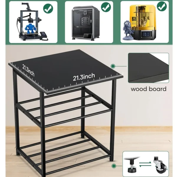 Estante para Impresora 3D con Almacenamiento de