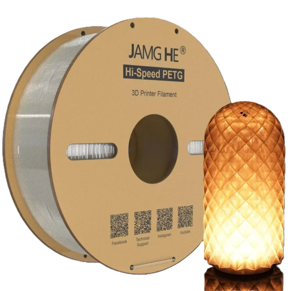 Jamg He Hi-Speed PETG Transparente 1.75mm 1Kg_y