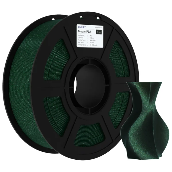 Jamg He PLA Magic Verde 1.75mm 1Kg