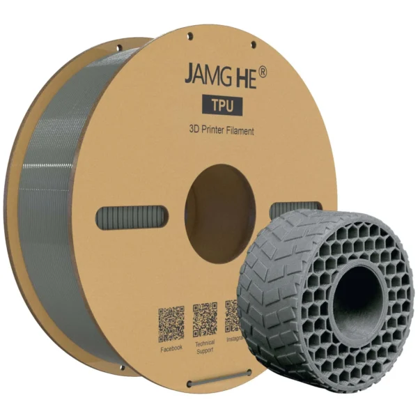 Jamg He TPU Gris 1.75mm 1Kg