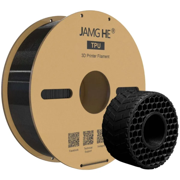 Jamg He TPU Negro 1.75mm 1Kg