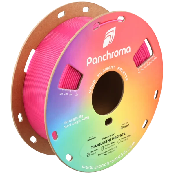 Panchroma PLA Translúcido Magenta 1.75mm 1Kg
