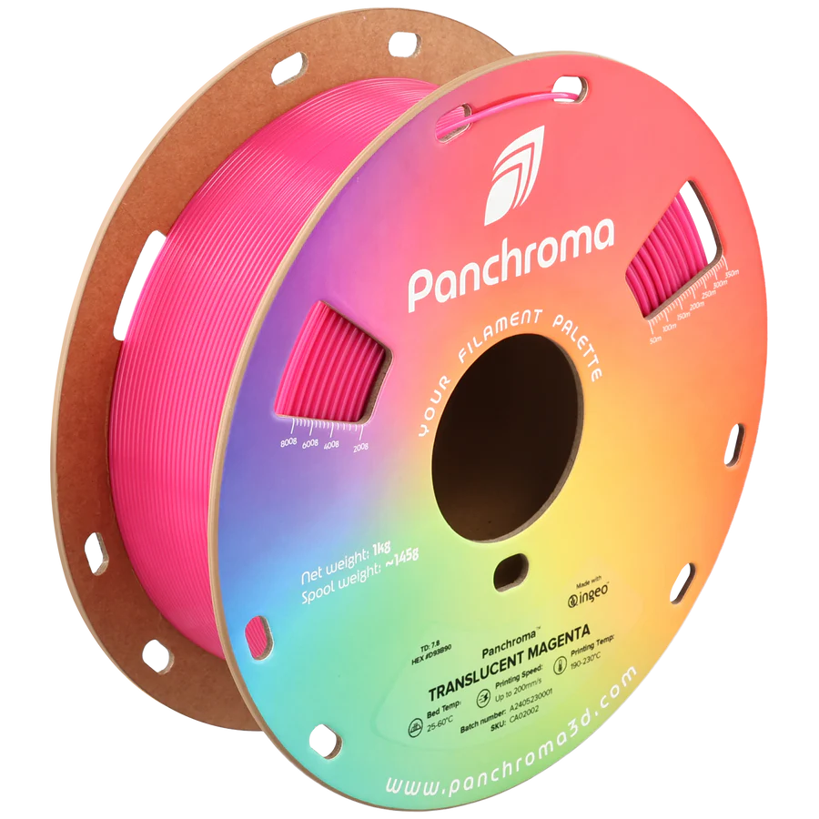Panchroma PLA Translúcido Magenta 1.75mm 1Kg 1 Polymaker PC-ABS Negro 1.75mm 1Kg