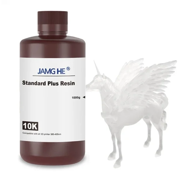 Resina Estándar Plus 10K Transparente Jamg He 1kg