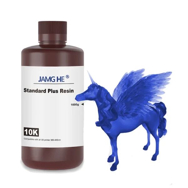 Resina Estándar Plus Azul Translúcido Jamg He 1kg