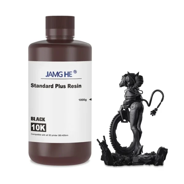 Resina Estándar Plus Negro Jamg He 1kg