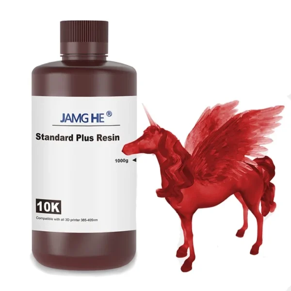 Resina Estándar Plus Rojo Translúcido Jamg He 1kg
