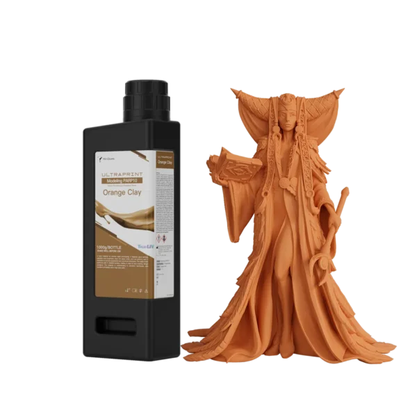 Resina UltraPrint Modeling PARP10 Naranja Arcilla HeyGears 1kg