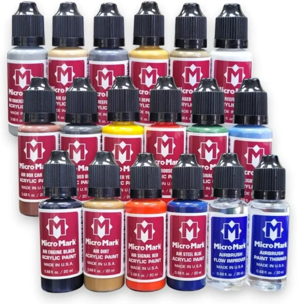 Set de 18 Pinturas Acrilicas para