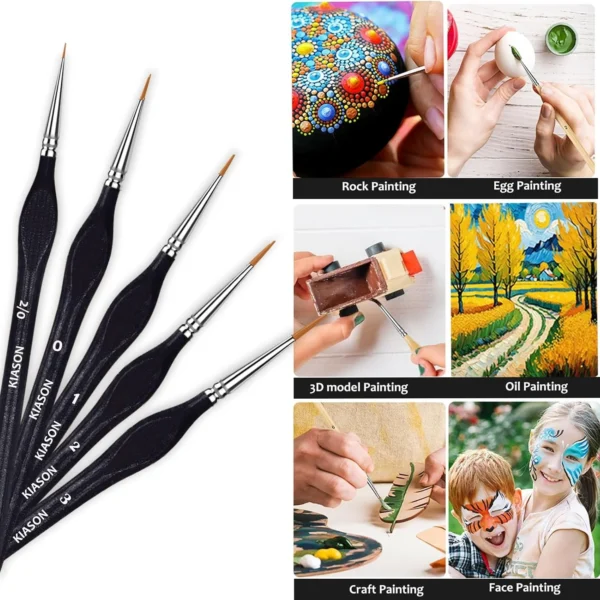 Set de 5 Pinceles para Detalles