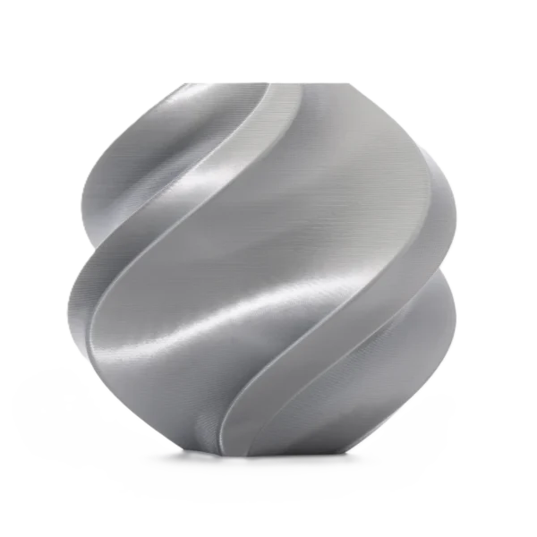 Bambu Lab PLA Sedoso+ Plata 1.75mm 1Kg