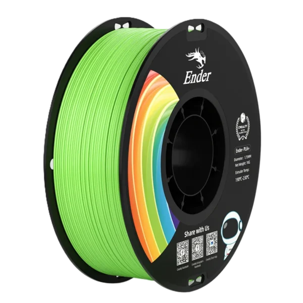 Creality Ender PLA+ Verde 1.75mm 1Kg