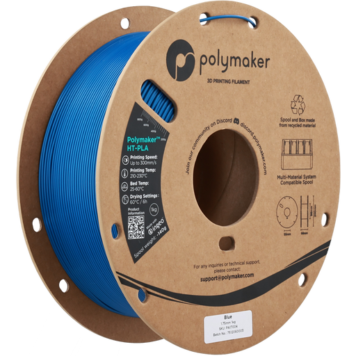 Polymaker HT-PLA Azul 1.75mm 1Kg Polymaker HT-PLA Azul 1.75mm 1Kg