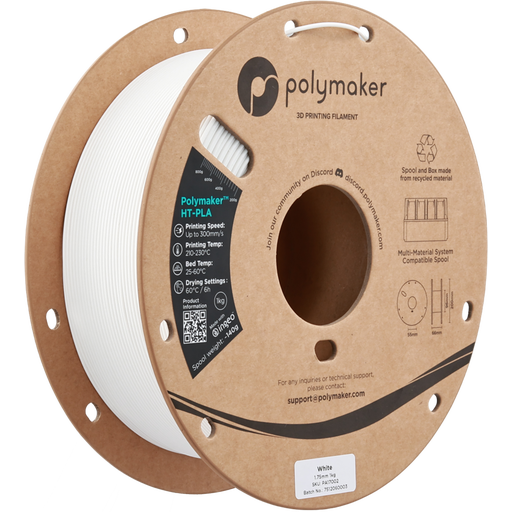 Polymaker HT-PLA Blanco 1.75mm 1Kg Polymaker HT-PLA Blanco 1.75mm 1Kg